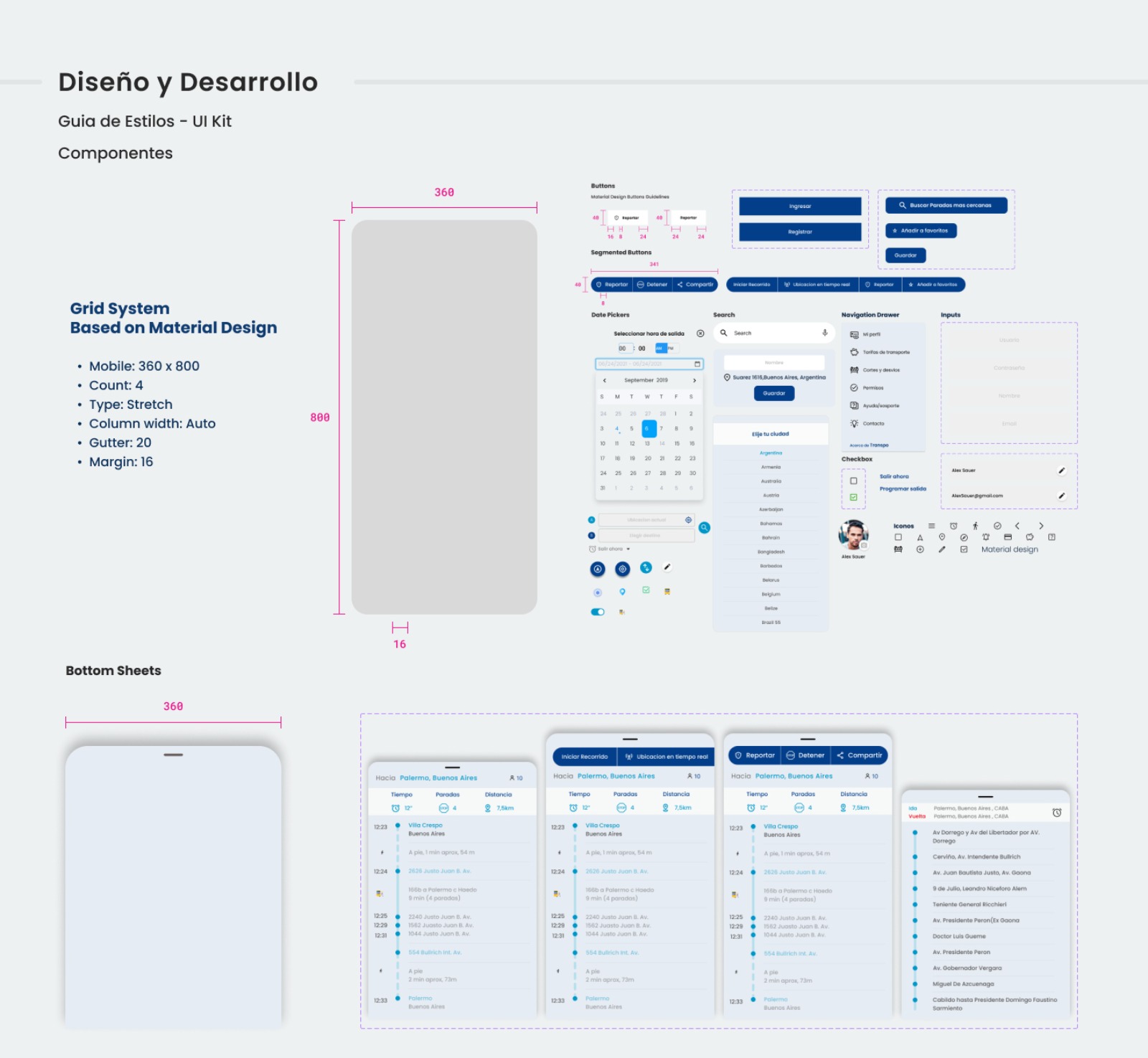 TRANSPO - UX/UI Design - Mobile Image 3