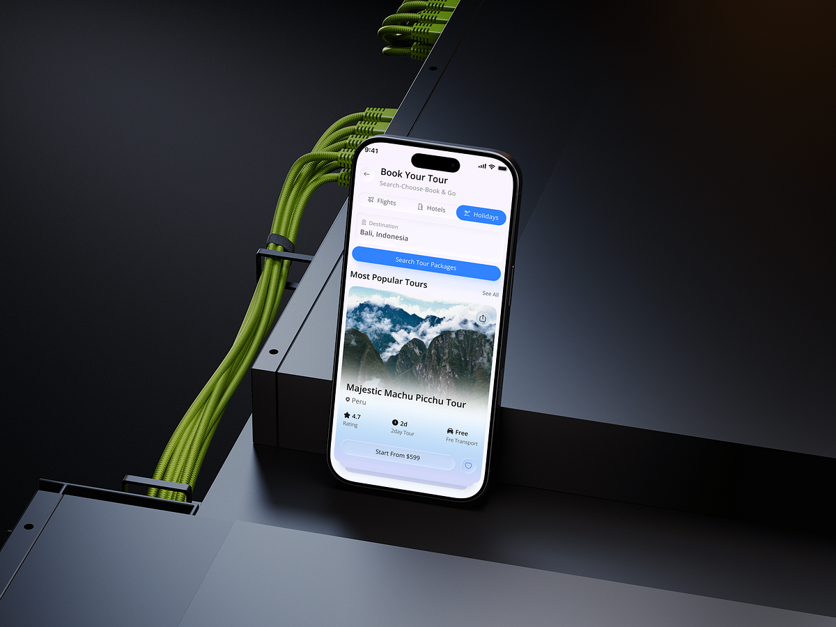 Travel Booking Mobile App UIUX Design Image 2