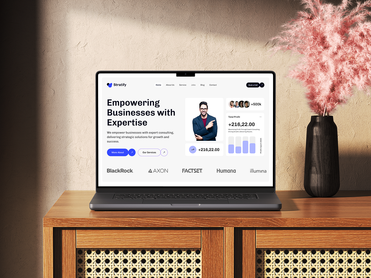 Consulting Agency Website & Mobile Responsive Design Image 3