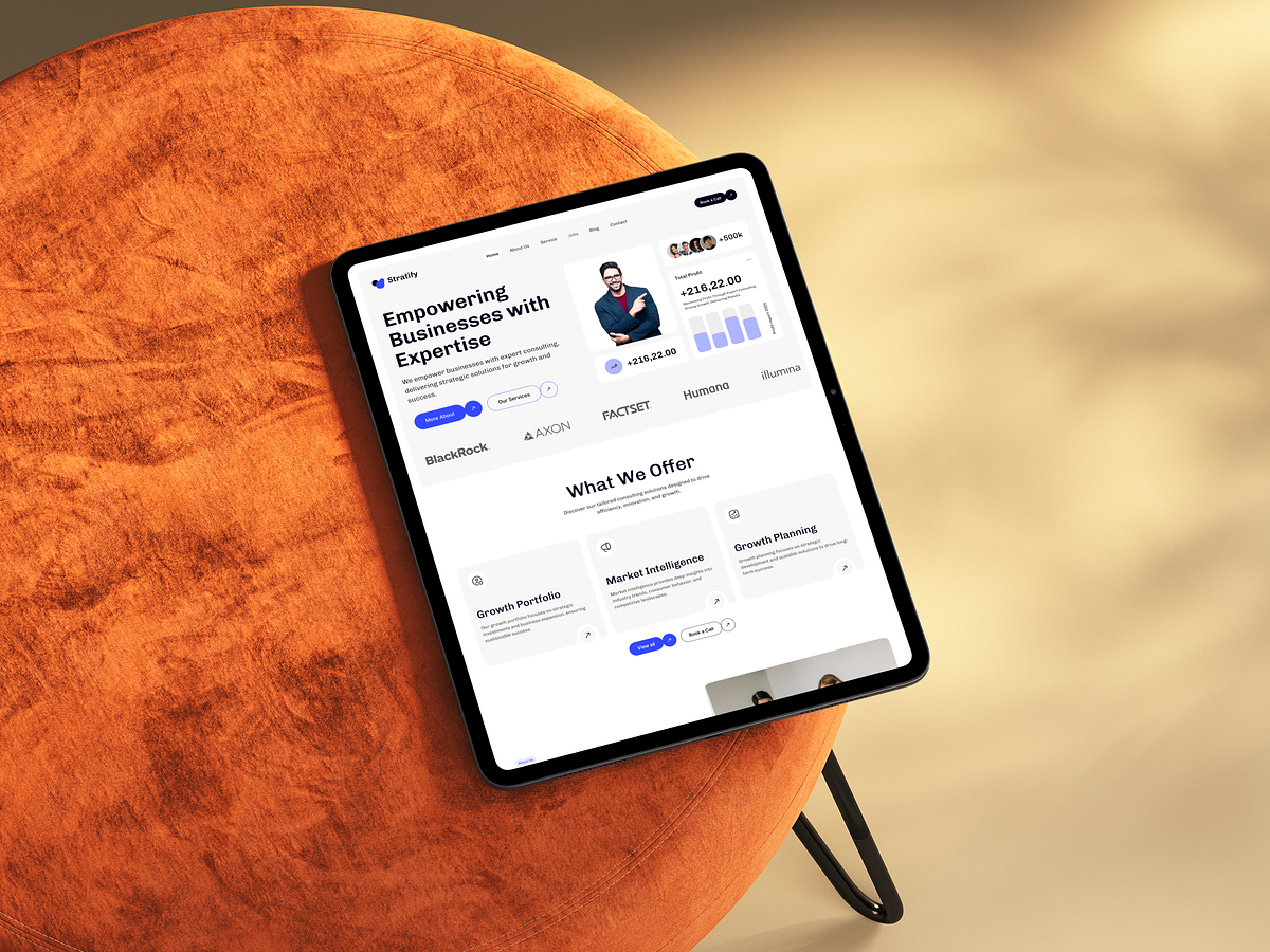 Consulting Agency Website & Mobile Responsive Design Image 4
