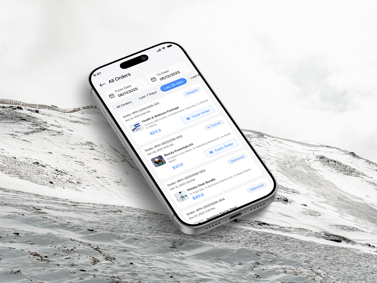 Healthcare Mobile App UIUX Design | E-Pharmacy Image 2