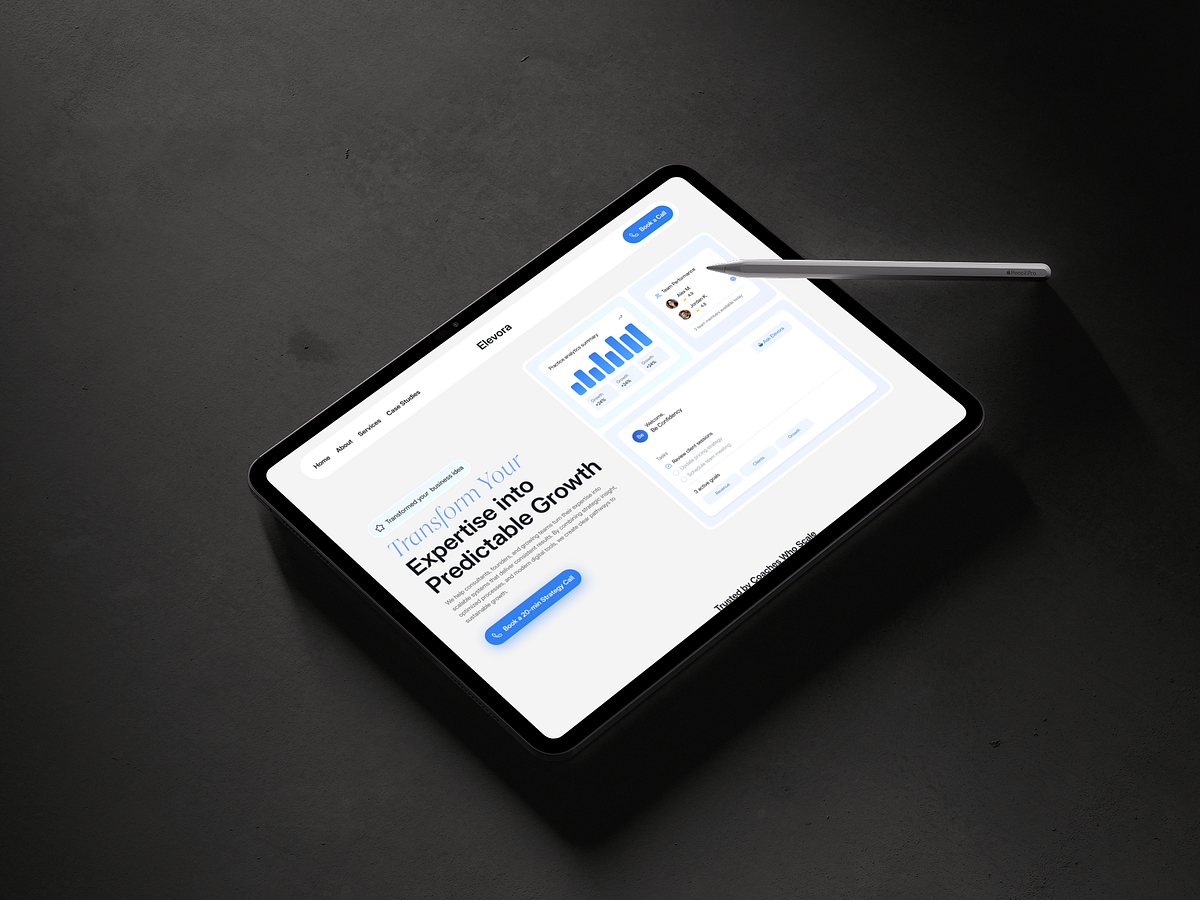 Responsive Consulting Website Design | UIUX | Clean Design Image 3