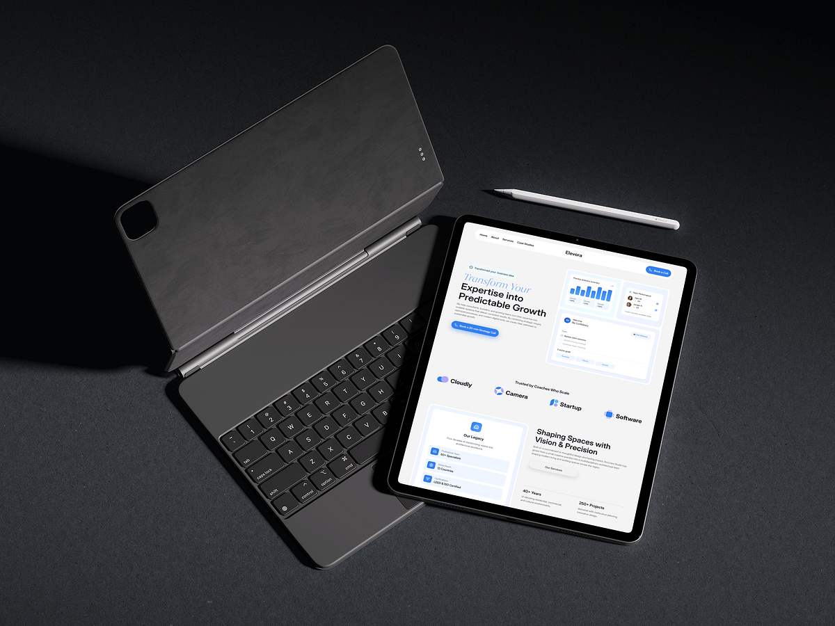 Responsive Consulting Website Design | UIUX | Clean Design Image 4