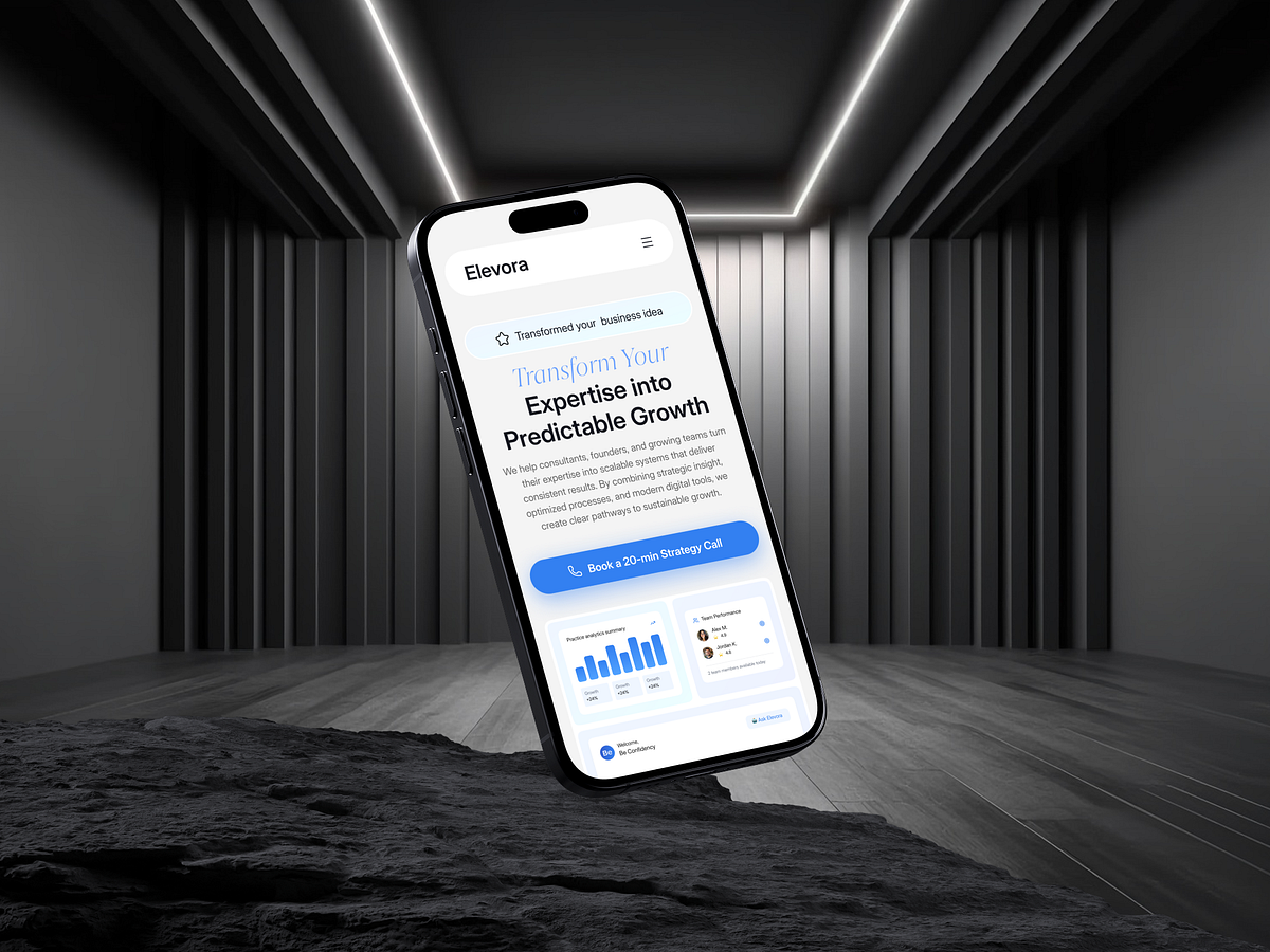 Responsive Consulting Website Design | UIUX | Clean Design Image 5