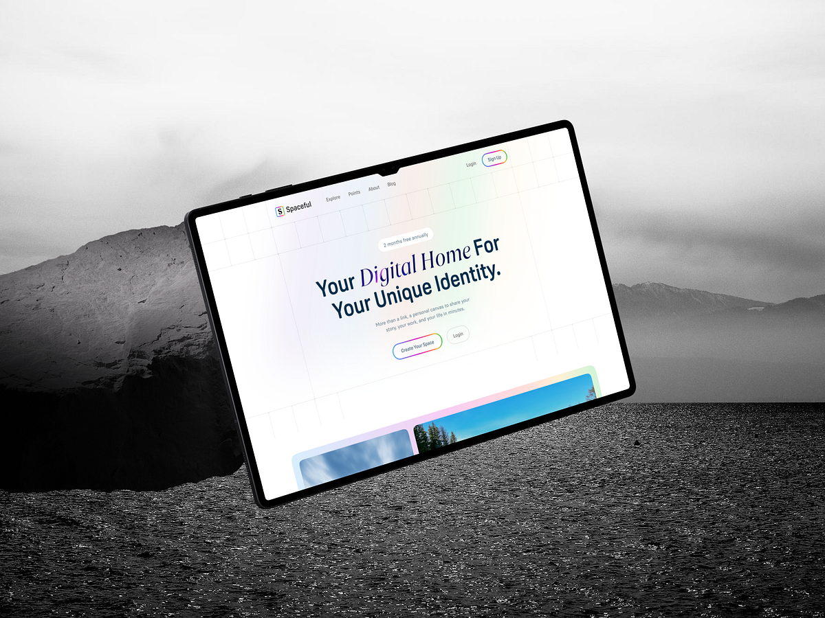 Personal Web Space Platform – Modern, Clean & Landing Page UIUX Image 3