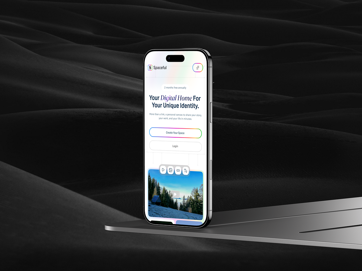 Personal Web Space Platform – Modern, Clean & Landing Page UIUX Image 5