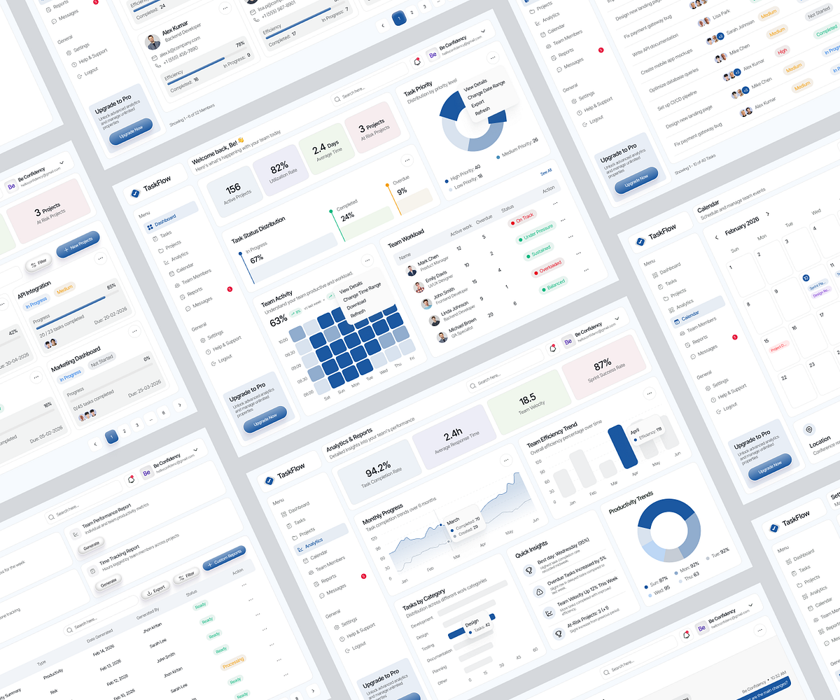 TaskFlow → Complete Task Management | SaaS | Web App