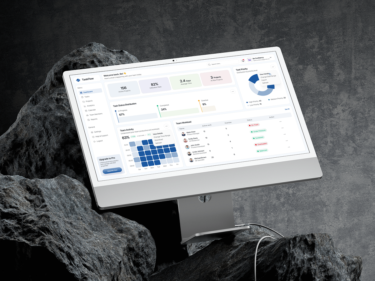 TaskFlow → Complete Task Management | SaaS | Web App Image 0