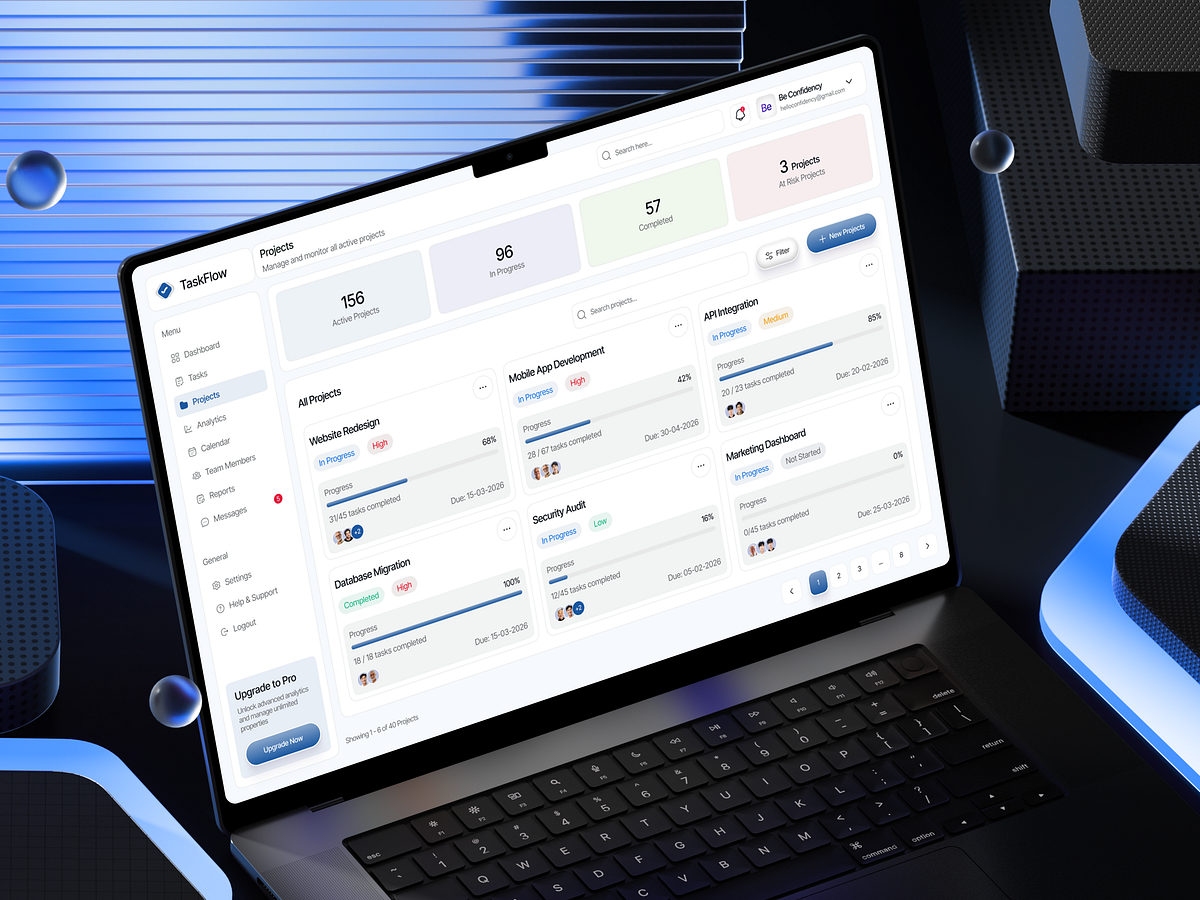 TaskFlow → Complete Task Management | SaaS | Web App Image 2