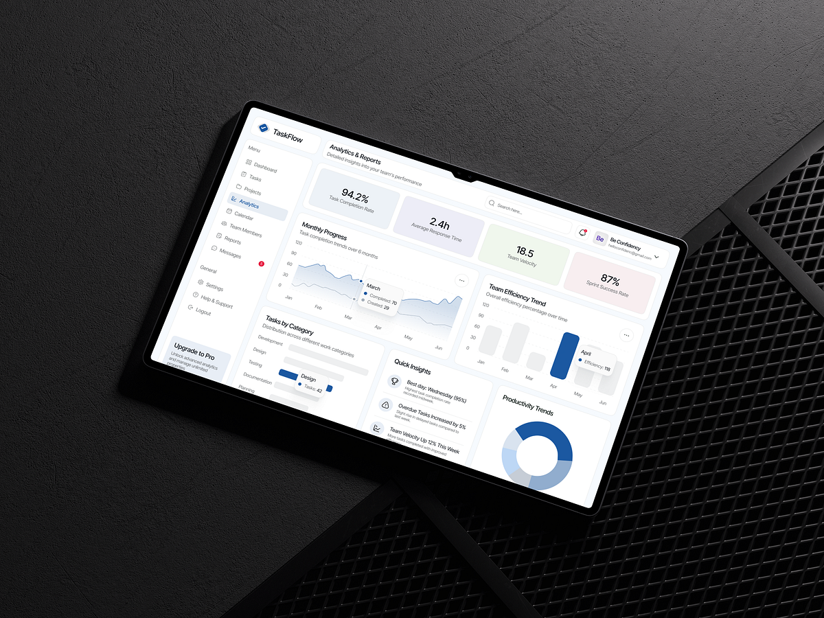 TaskFlow → Complete Task Management | SaaS | Web App Image 3