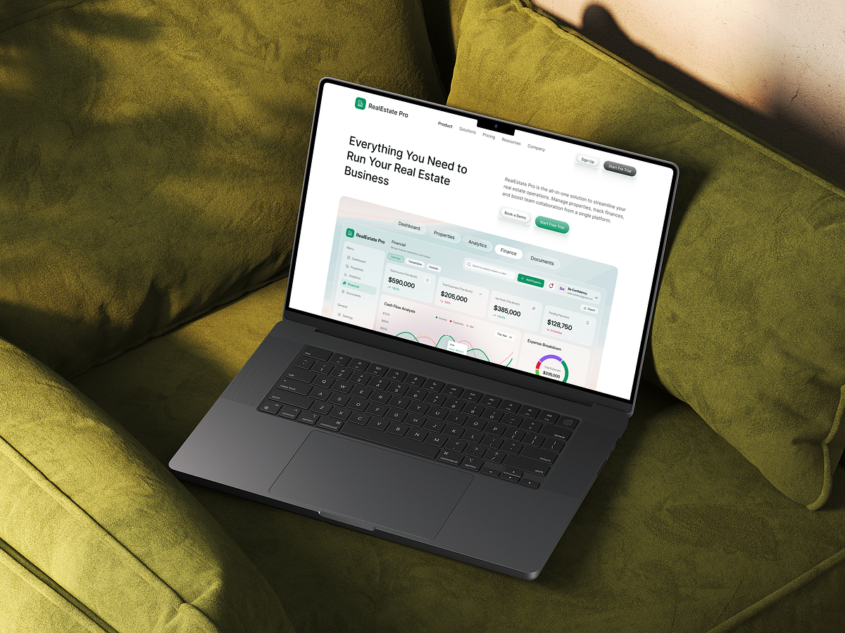 Property Management SaaS Website UI/UX | Product Overview Image 2