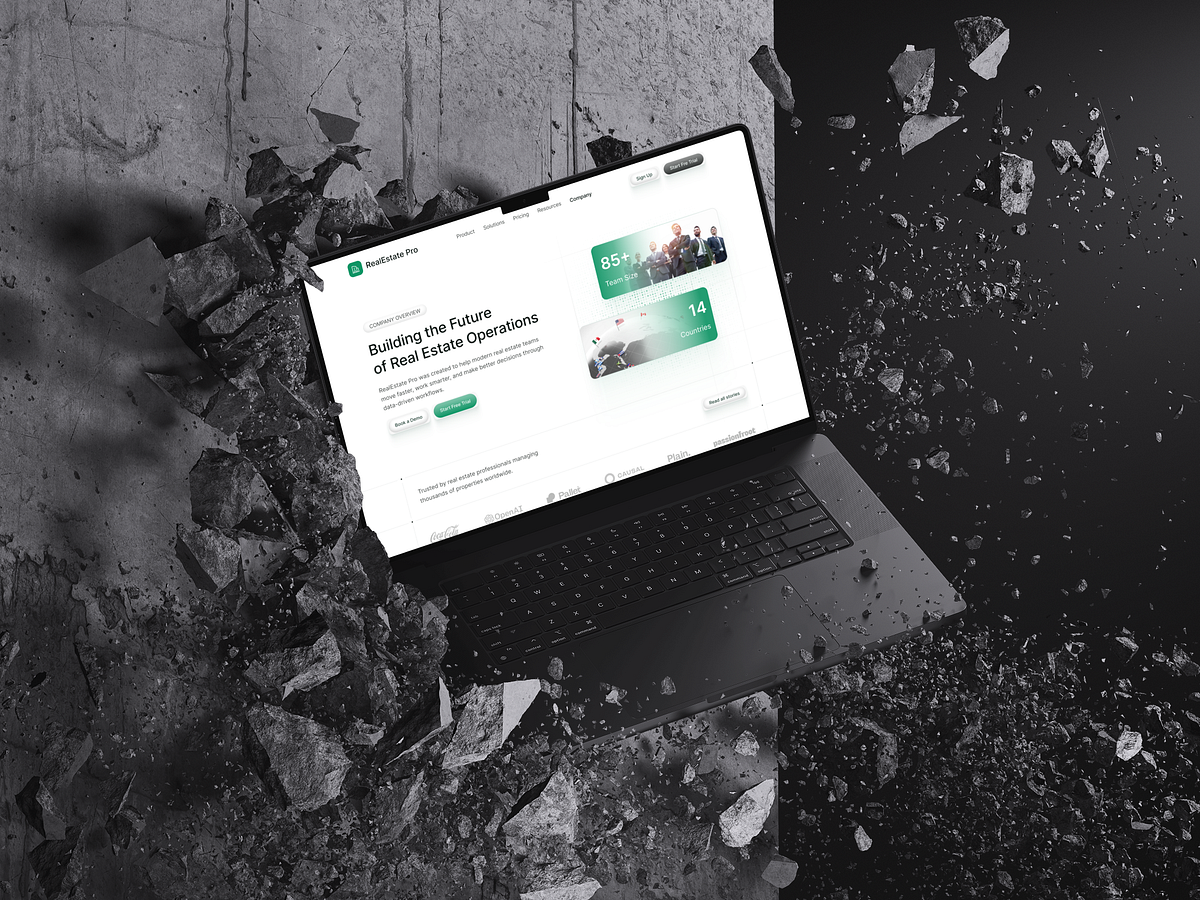 RealEstate Pro → Company Overview & Brand Story | SaaS Website Image 3