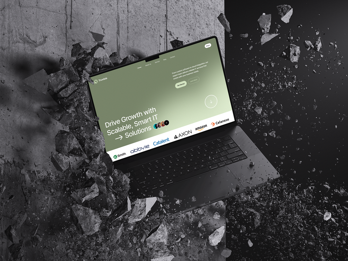 Modern IT Services & Technology Solutions  Responsive Website Image 0