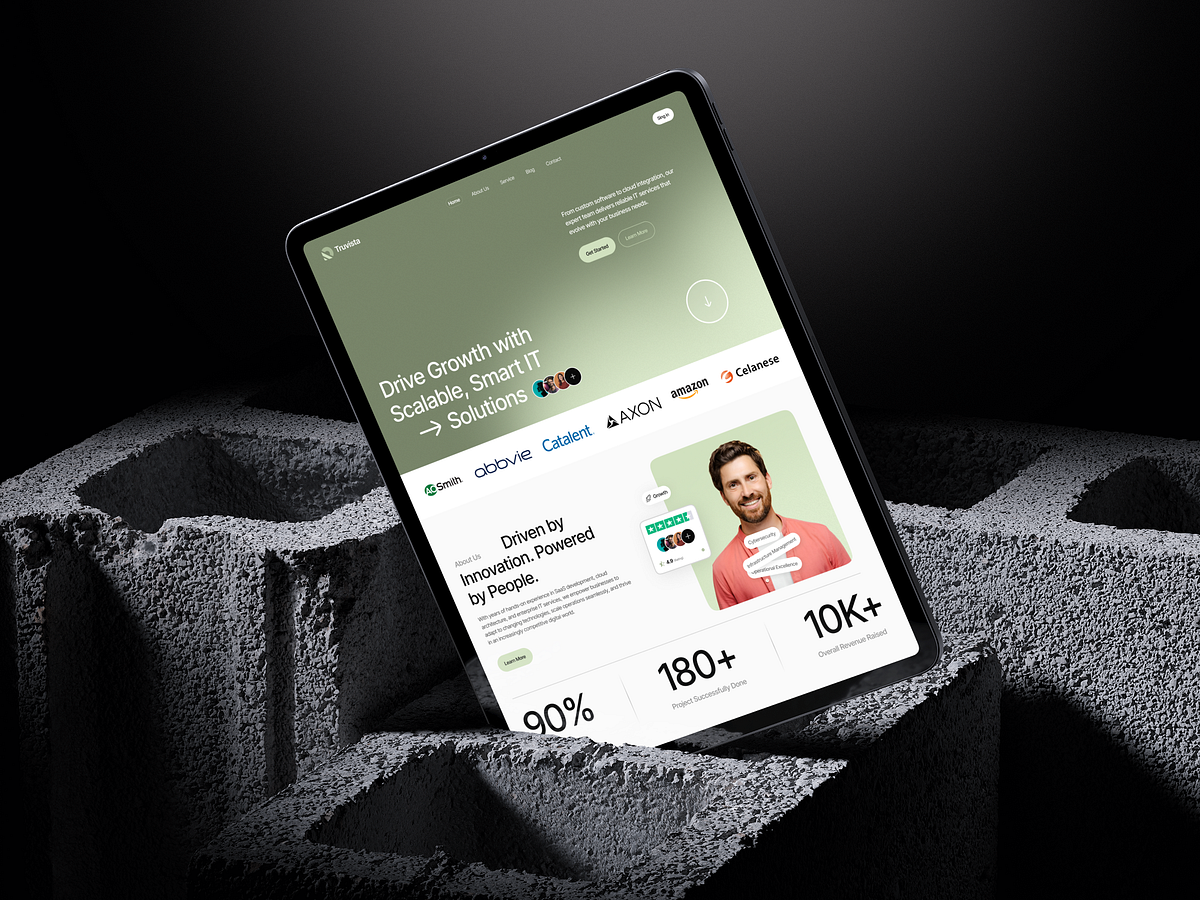 Modern IT Services & Technology Solutions  Responsive Website Image 1