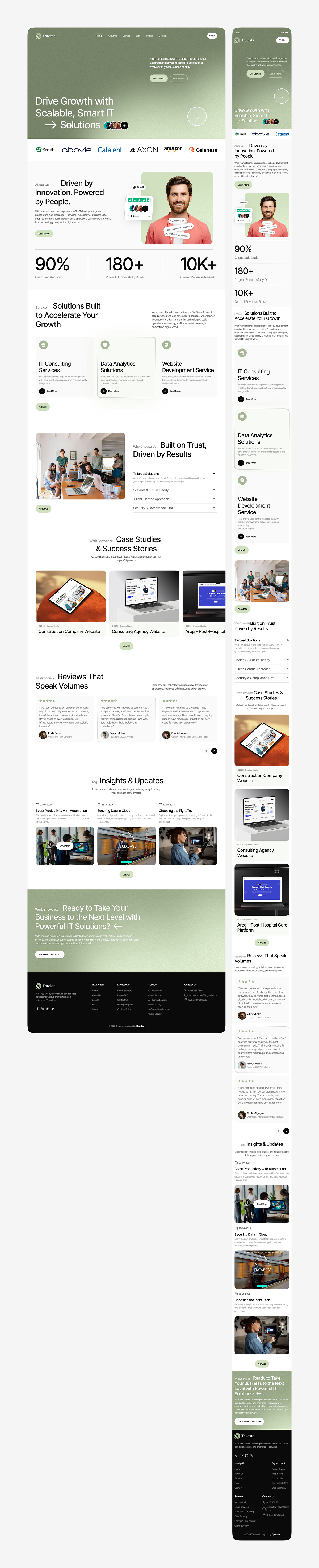 Modern IT Services & Technology Solutions  Responsive Website Image 4