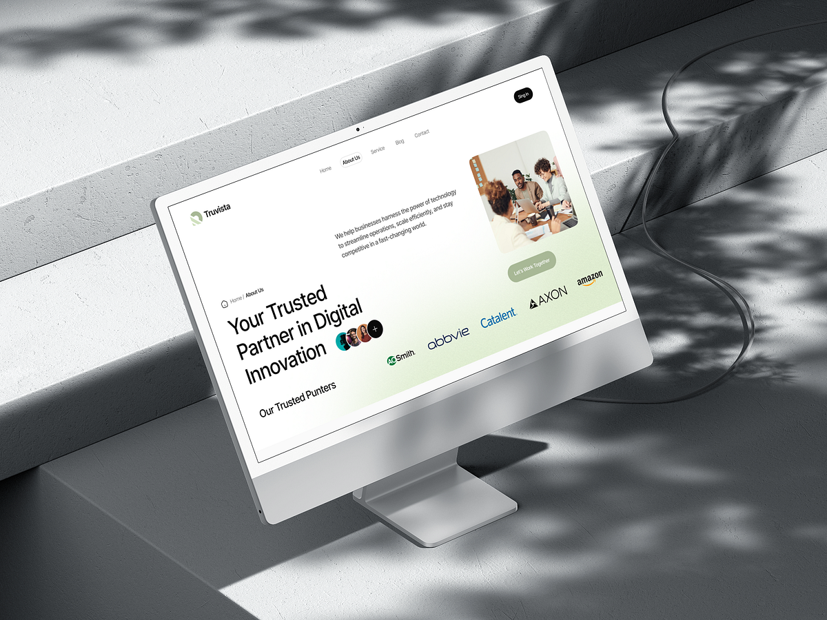 Modern IT Services & Digital Innovation Responsive Website Image 0