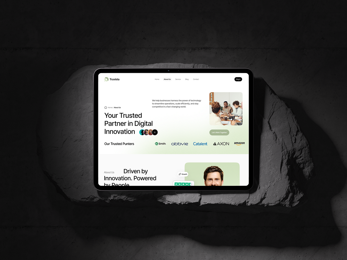 Modern IT Services & Digital Innovation Responsive Website Image 1