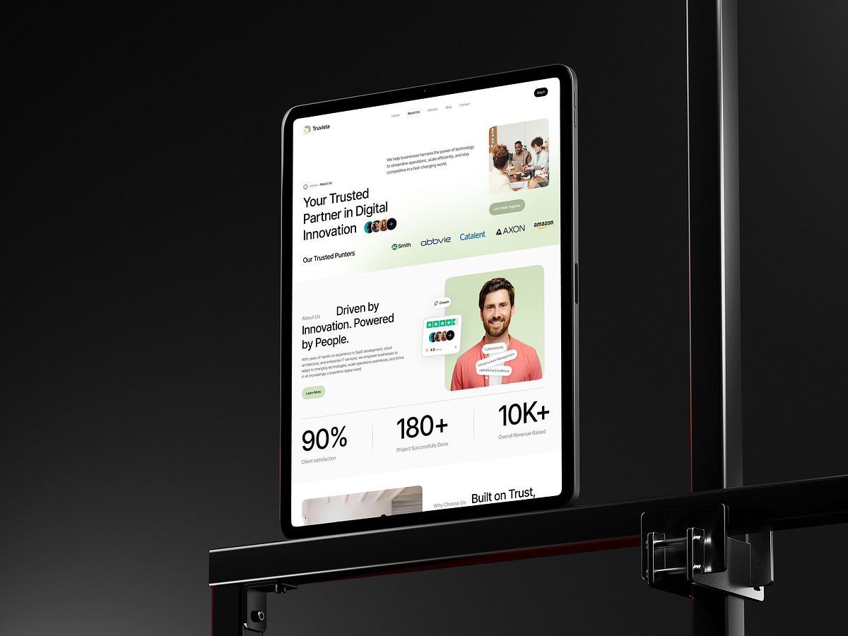 Modern IT Services & Digital Innovation Responsive Website Image 2