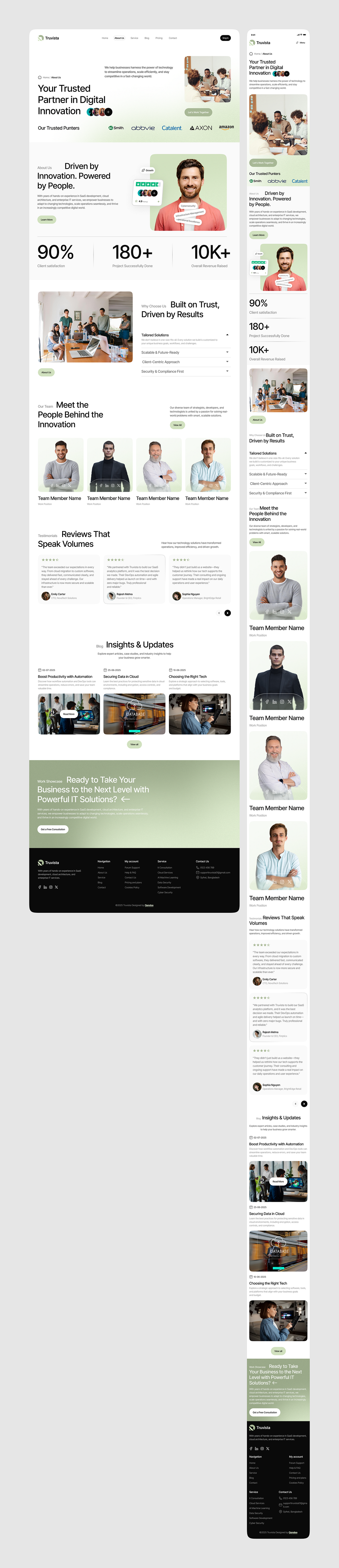 Modern IT Services & Digital Innovation Responsive Website Image 6