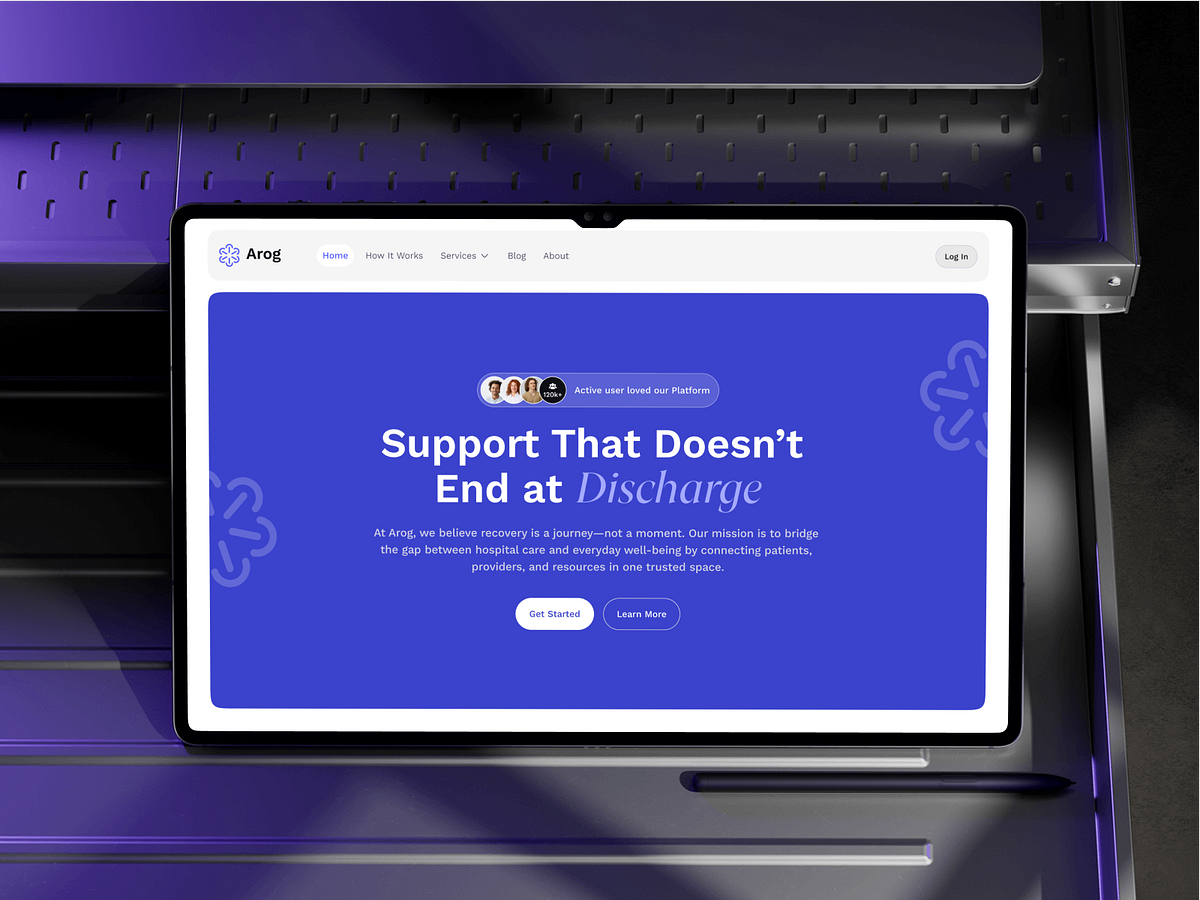 Arog - Healthcare Services & Recovery Support Website Image 0