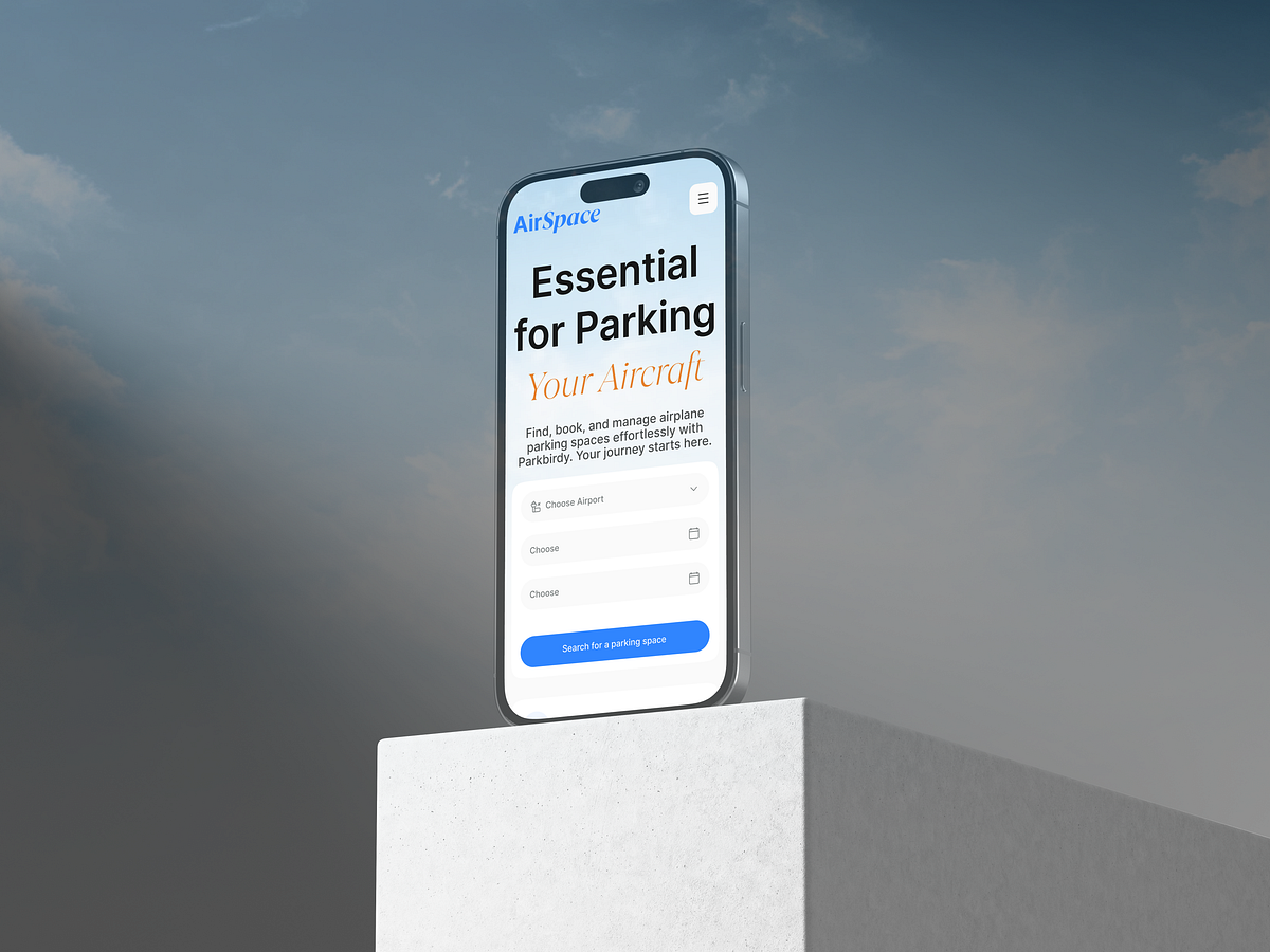 AirSpace - Aircraft Parking Booking Website Image 3