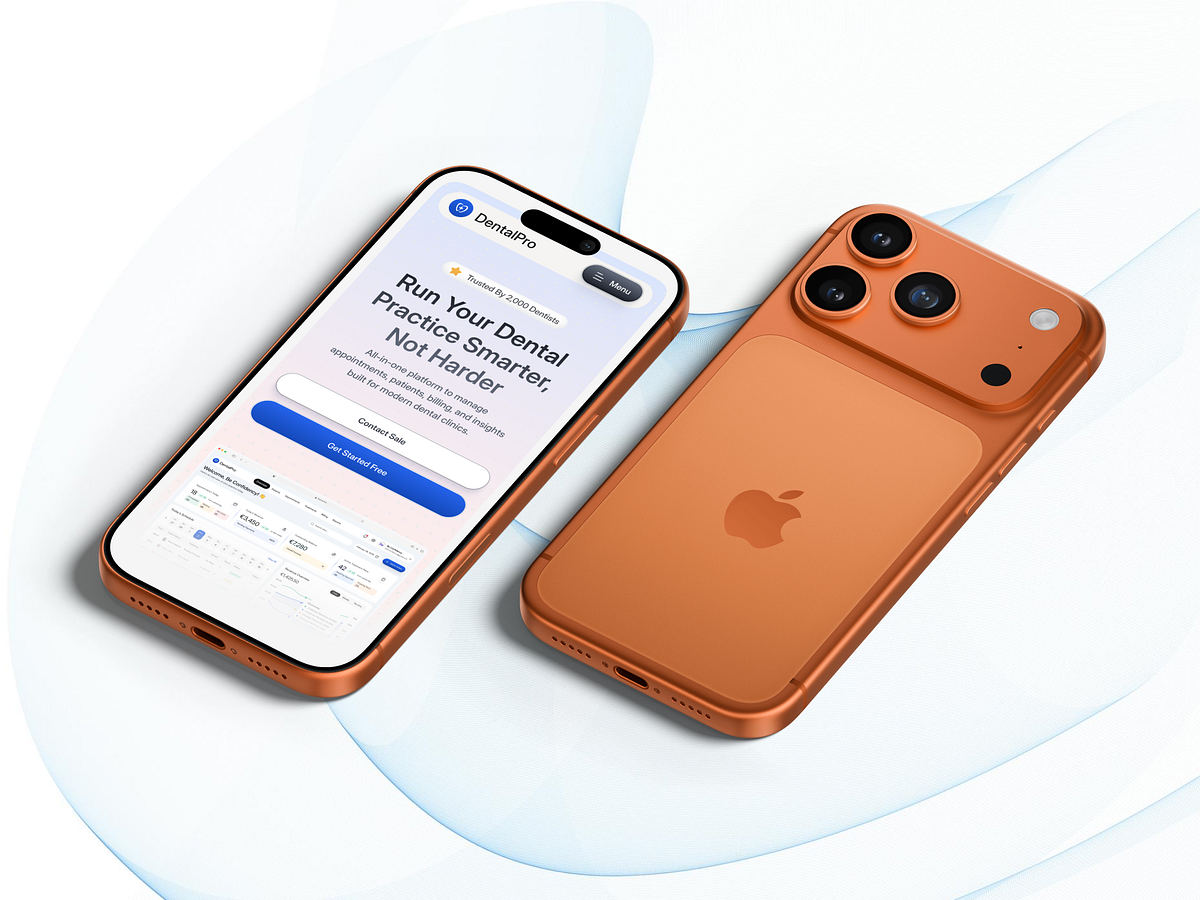 DentalPro — SaaS Landing Page Hero Section Image 5