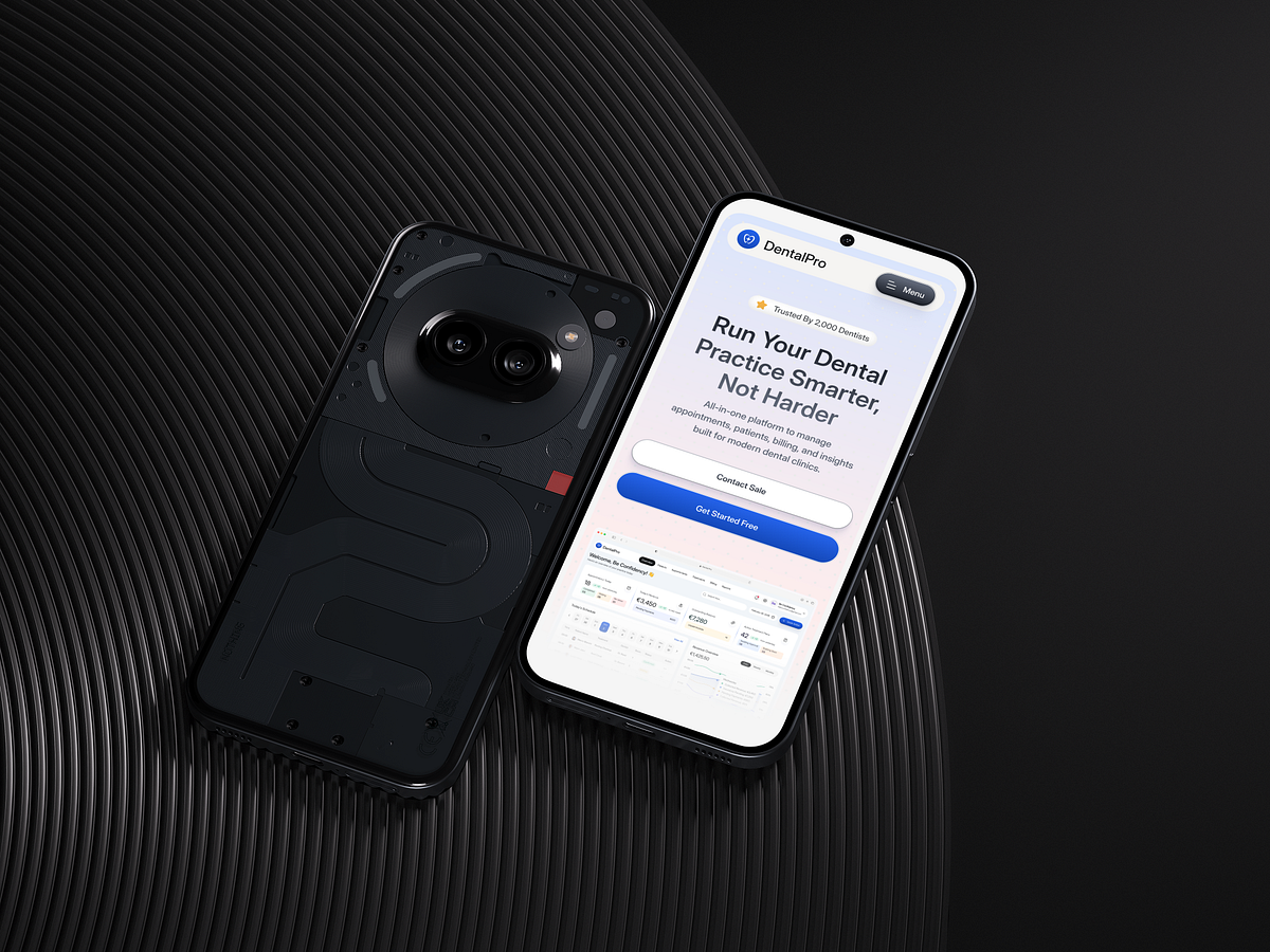 DentalPro — SaaS Landing Page Hero Section Image 6