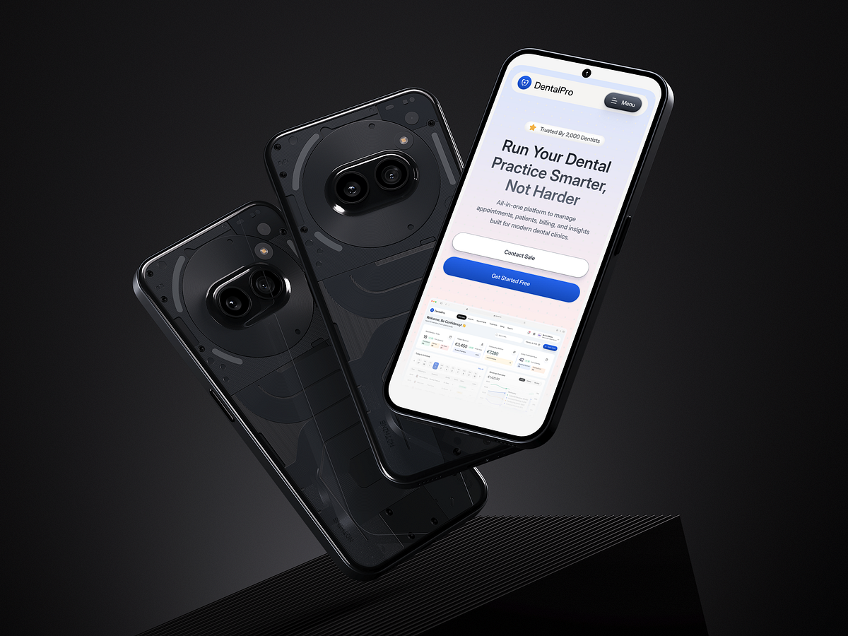 DentalPro — SaaS Landing Page Hero Section Image 7