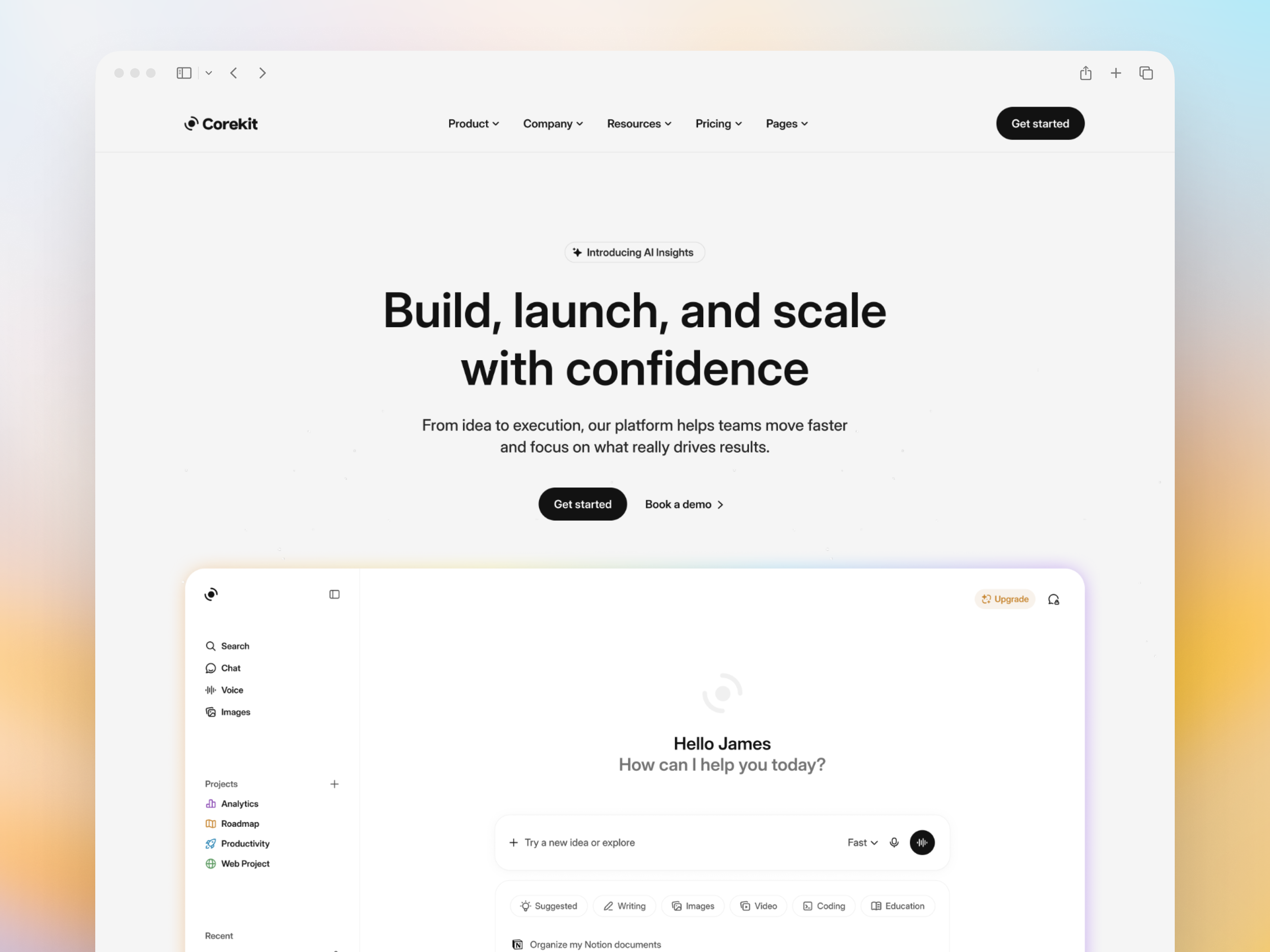 Corekit: Responsive AI Website Template by Dream Studio