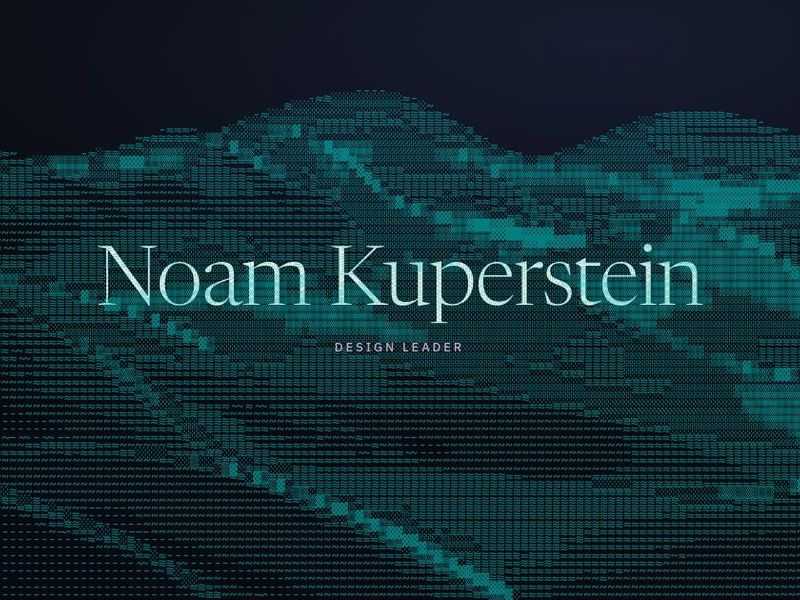 Noam Kuperstein — Design leader