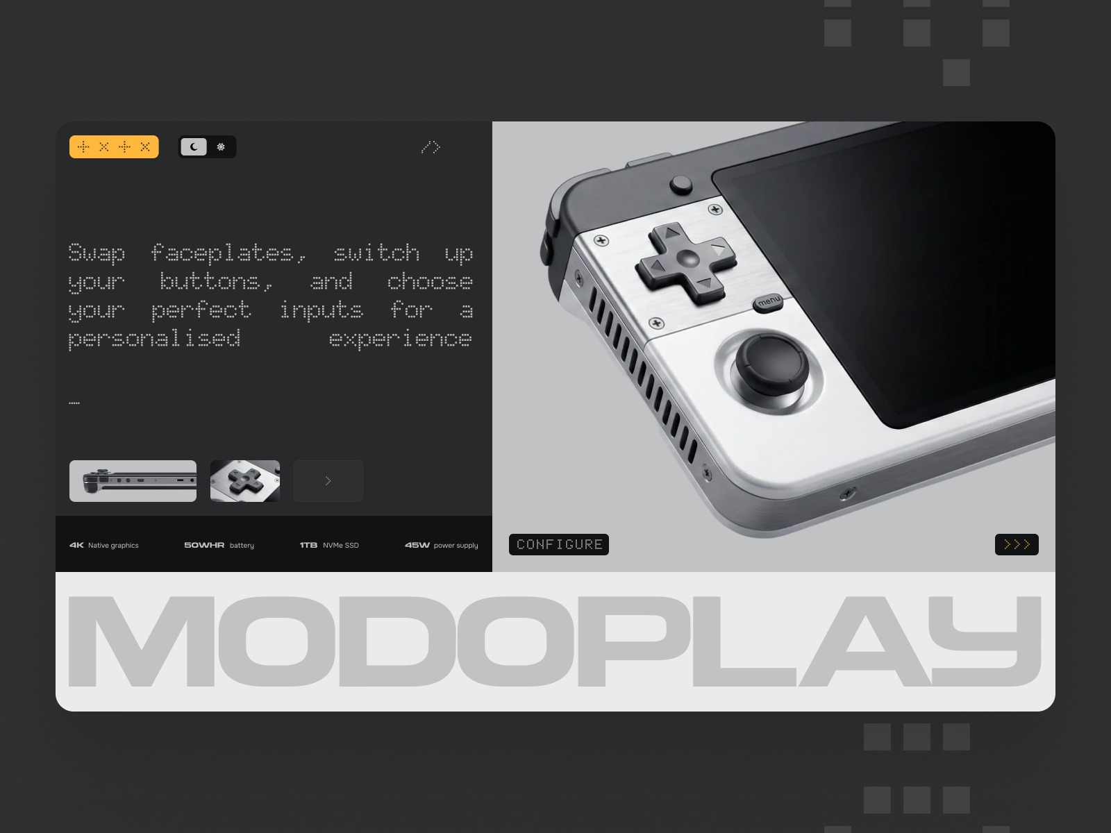 Modular gaming UI Image 0