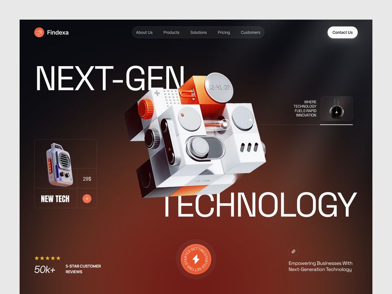 Modern Technology Company Website
