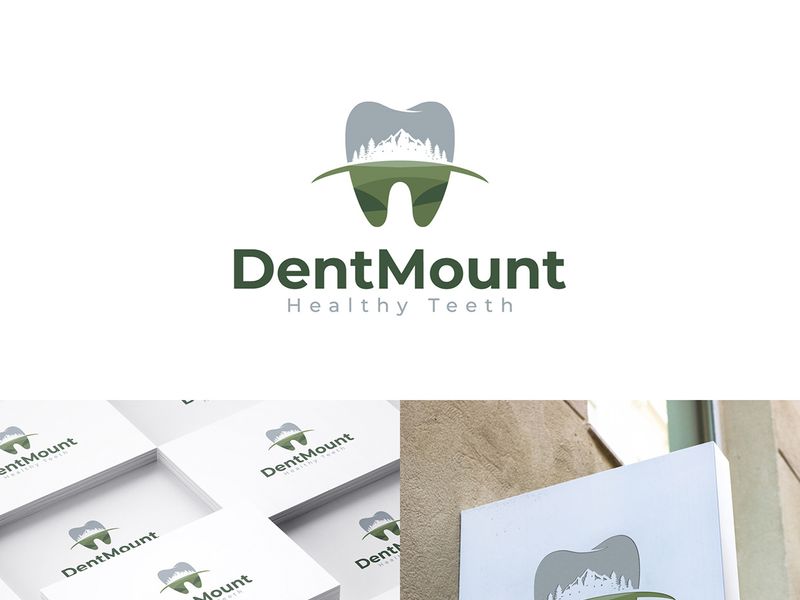 DentMount Dental Logo Design