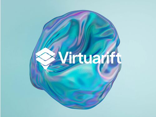NFT Logo, Digital Art, VR Logo, Futuristic, V logo