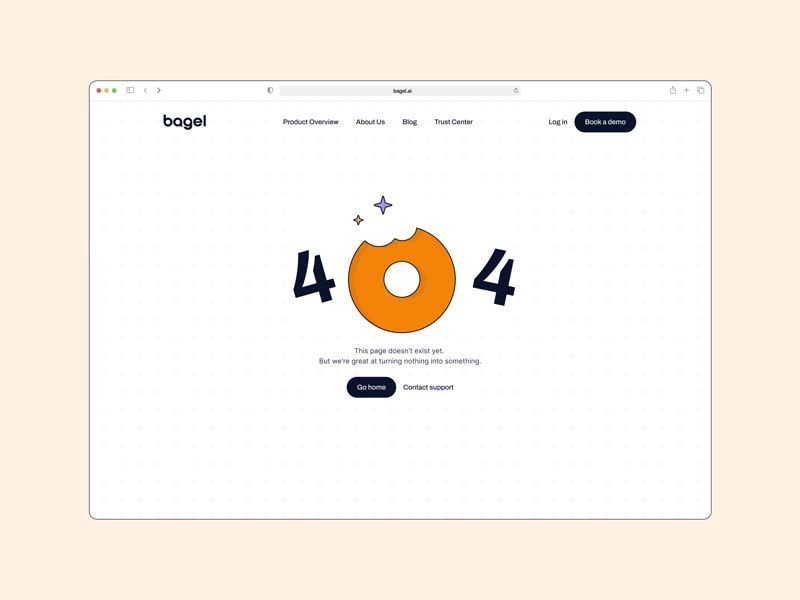 Bagel – 404 Page