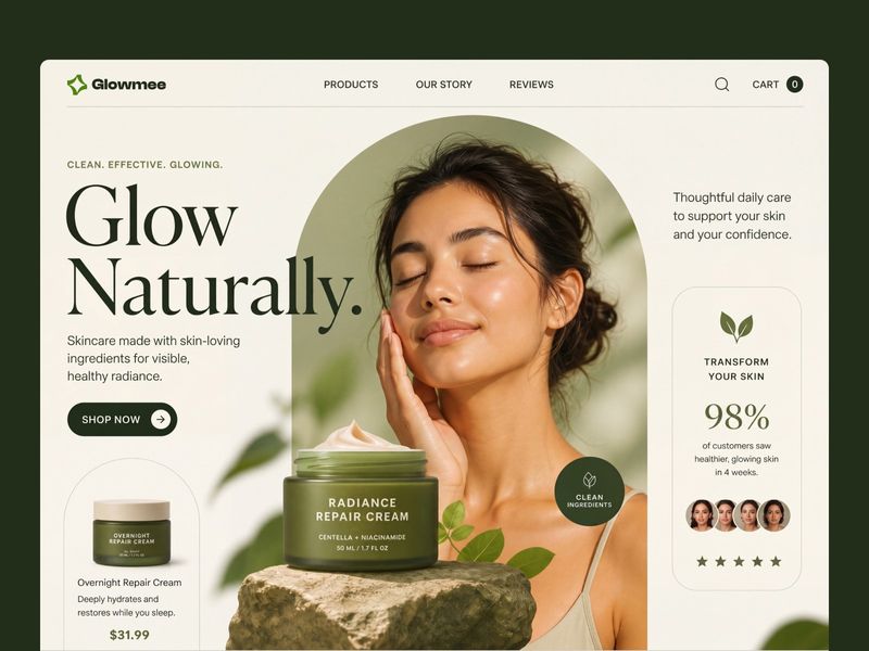 Clean Beauty for Healthy Radiance.