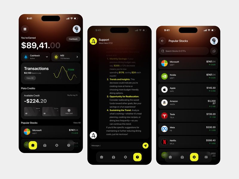 Finance - Mobile App