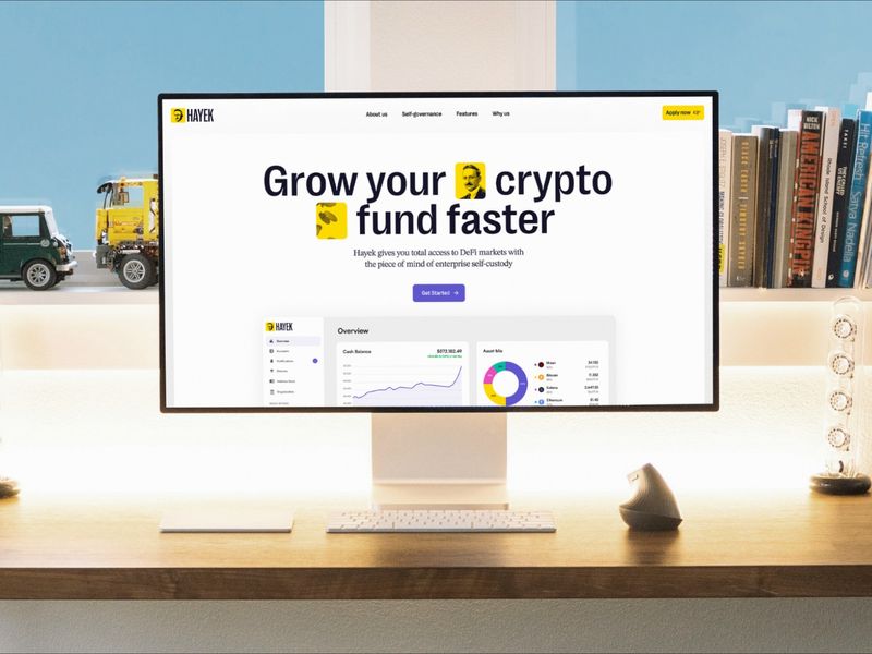 Website & Brand Identity for Hayek Finance — platform for crypto funds