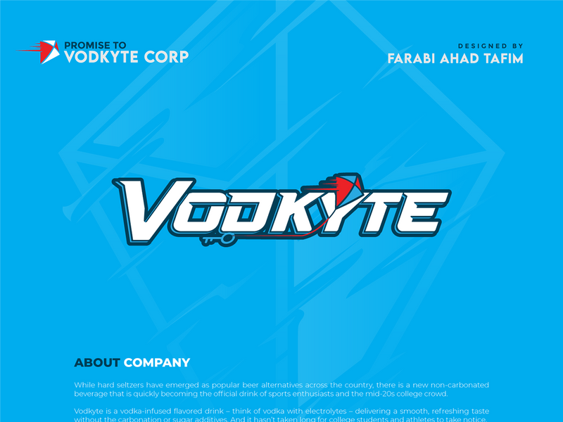Vodkyte - Vodka Can Packaging Design