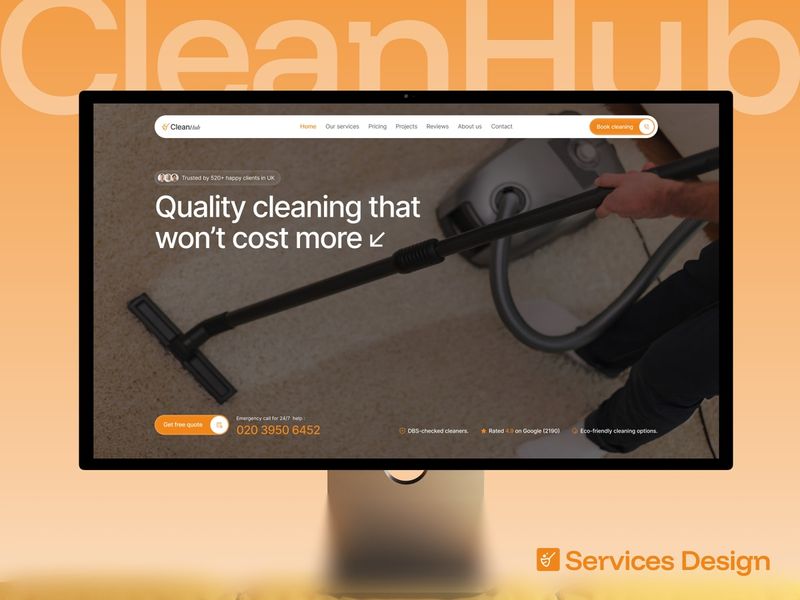 CleanHub Service - Uncategorized design asset by framer
