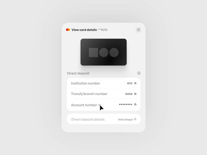 Fintech Mobile App Card Micro Interaction