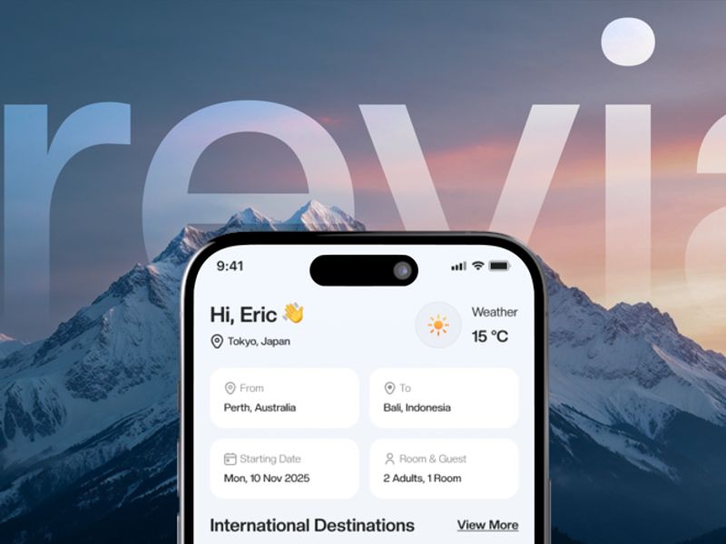 Trevia - AI Travel App Concept