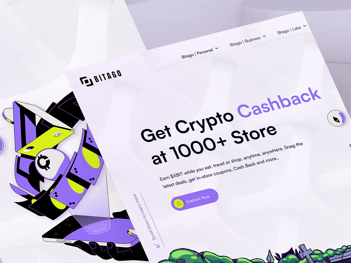 Crypto Design l 3D Website Design Animation Image 0