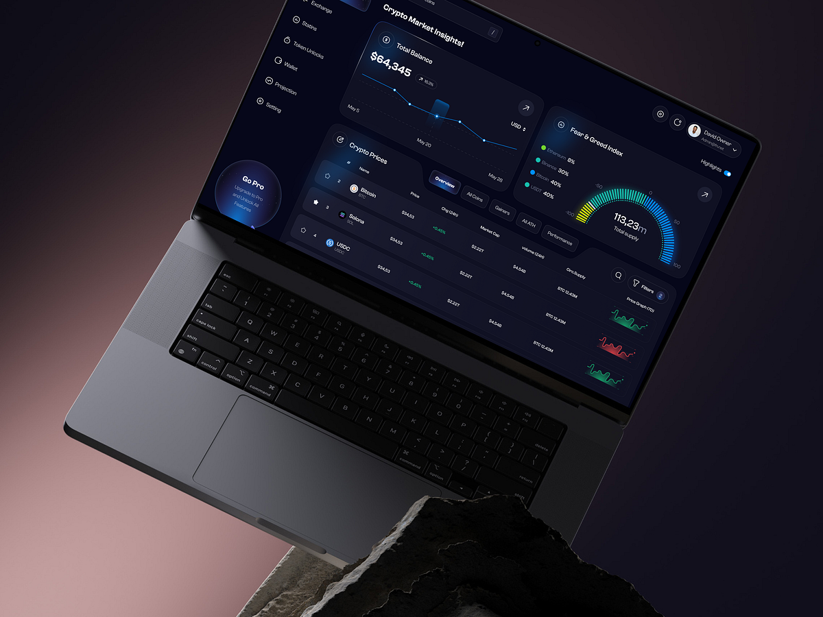 Crypto Dashboard Image 1