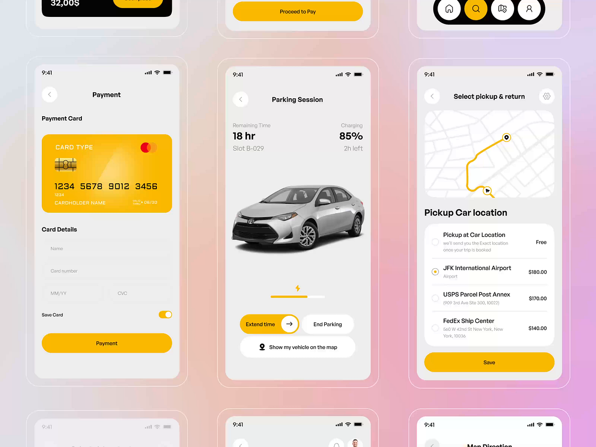 Taxi Super App Concept - Ui Animation Image 0