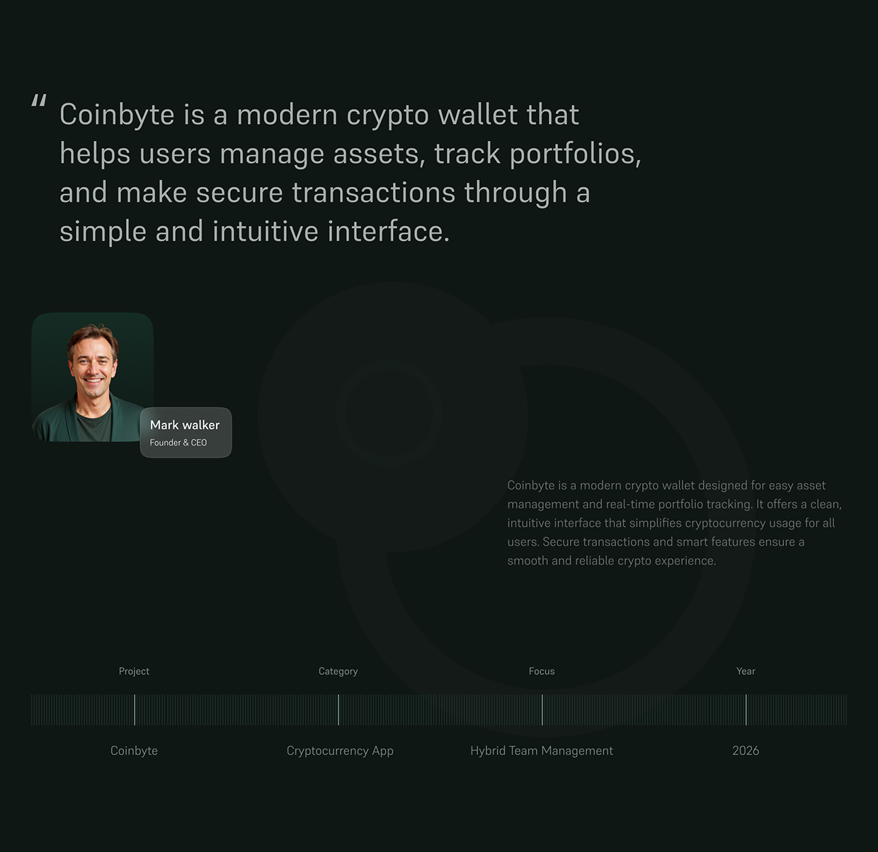 Coinbyte Redesign Crypto Exchange App | UI/UX Design Image 1