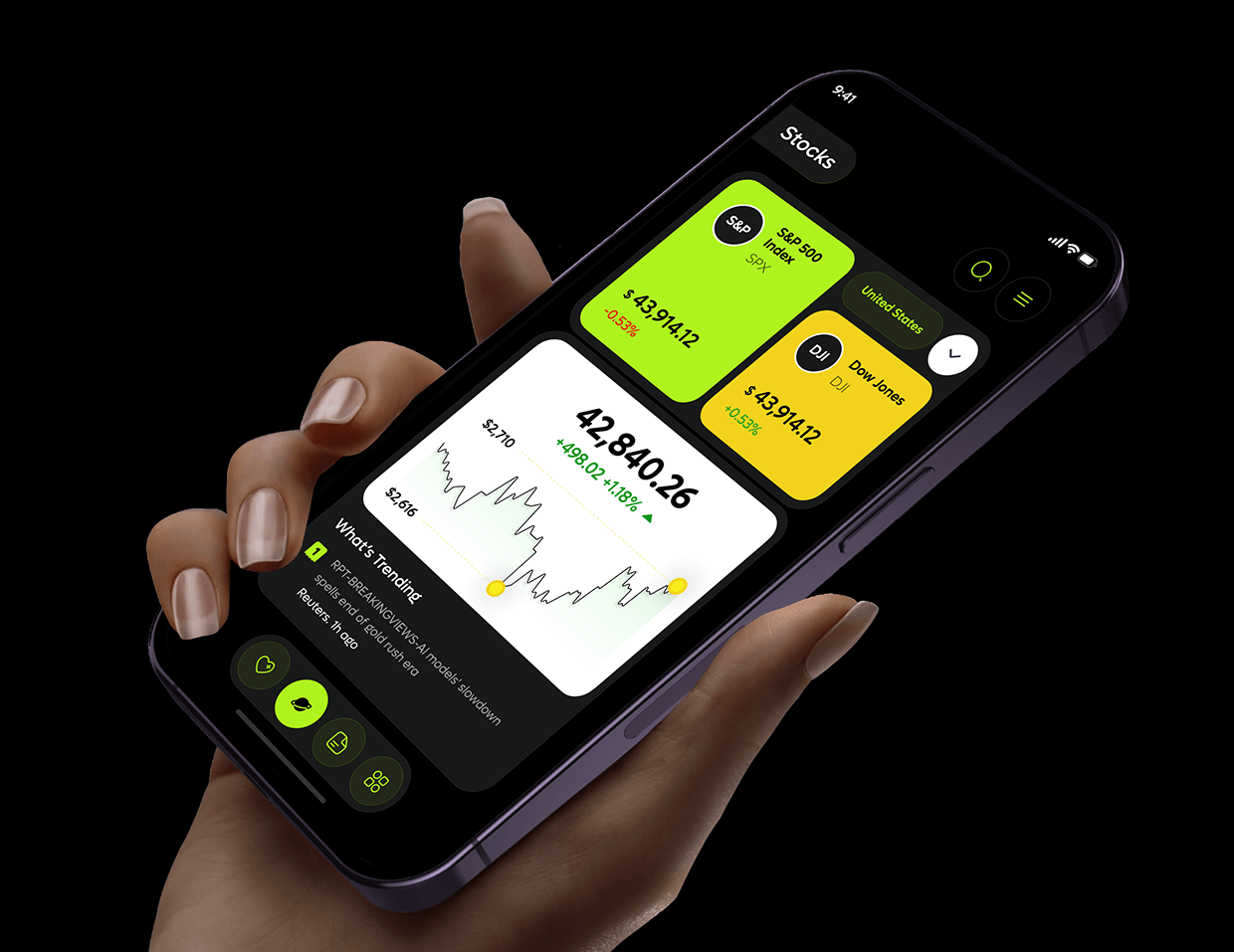 Stock Trading Mobile App Image 1