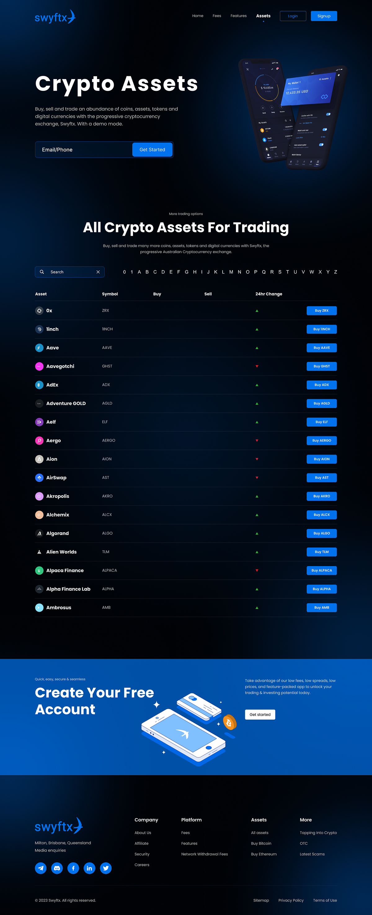 Crypto/Forex Trading Full Website Web Design Image 3