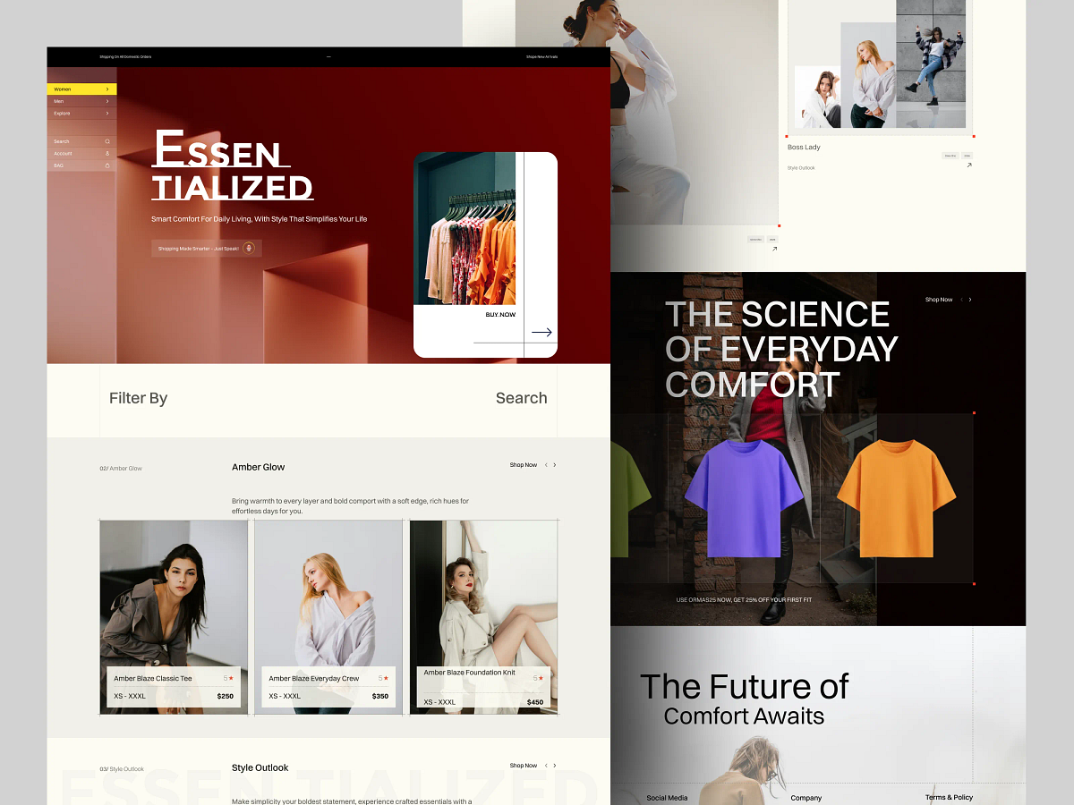 e-Commerce Store Website Web Design Image 1