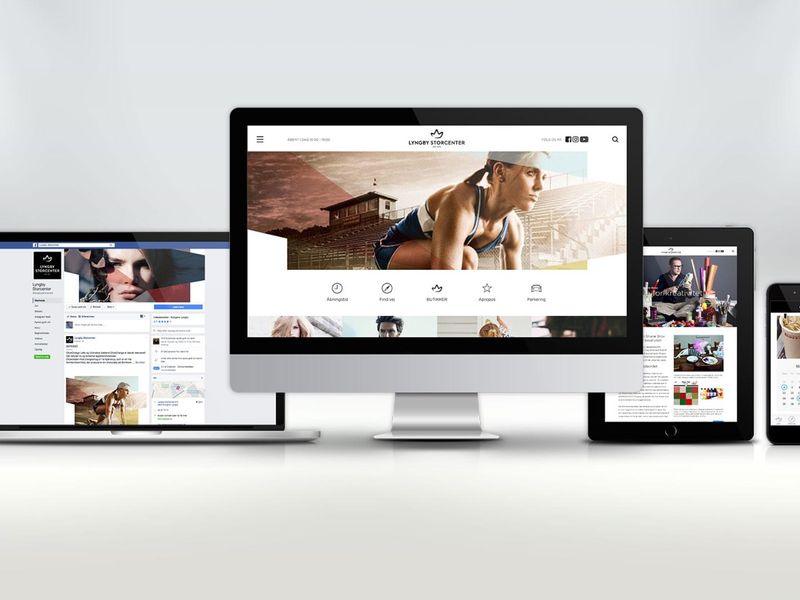 Digital identity and tagline — Lyngby Storcenter